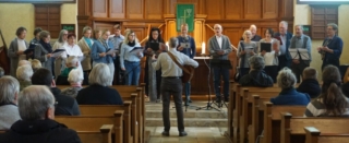 Concert with choir, Schönau im Schwarzwald, Germany