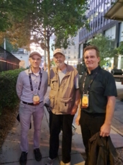 Alan Munde, Radim Zenkl & Ondra Kozák, IBMA 2024, Raleigh, NC, USA
